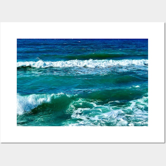 A Sea of Turquoise Blue Wall Art by Pamela Storch